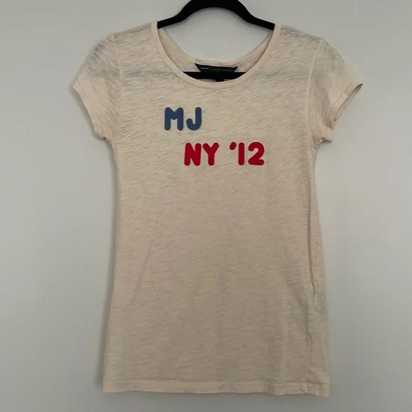 Marc Marc Jacobs Womens T-Shirt Sz XS - Picture 1 of 8